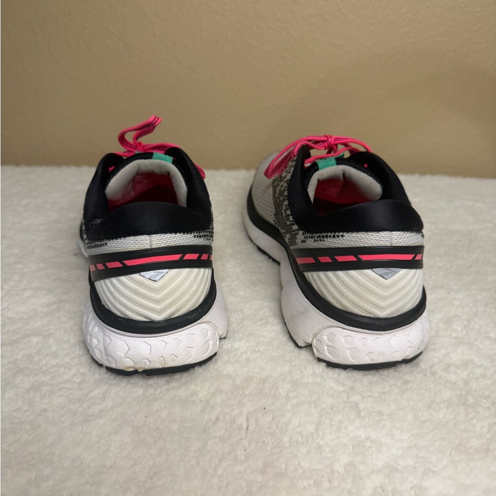 Brooks Women's Athletic Shoes - White, Pink, and Black - Picture 6 of 14